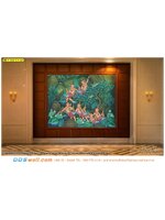 บริการผลิต ภาพวิว ภาพศิลปะ เพิ่มความหรูหรา ภาพลายกินรี กับการตกแต่งกับกำแผงกรุผนัง ทำให้บ้านดูมีราคา