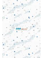 JCAN12-12 ลายการ์ตูน รูปดาว สีฟ้า