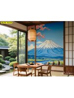 วอลเปเปอร์พิมพ์ภาพญี่ปุ่น เพิ่มเอกลักษณ์ร้านอาหารทันที