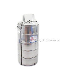 ปิ่นโตสแตนเลส 5 ชั้น กว้าง 14 ซม. GOGO