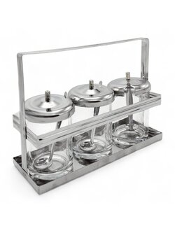 ชุดเครื่องปรุงแนวยาว 3 ใบ WN W904