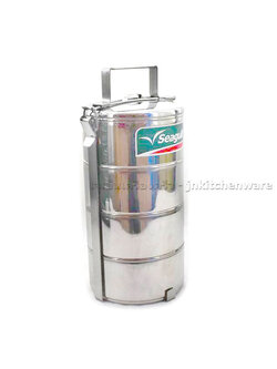 ปิ่นโตสแตนเลส ตรานกนางนวล 14 ซม. 4ชั้น