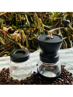 เครื่องบดเมล็ดกาแฟ มือหมุน หอมกาแฟ
