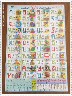 โปสเตอร์ แบบเรียนเร็ว ก.ไก่