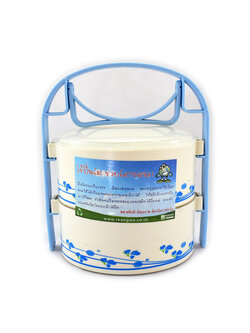 ปิ่นโตเวฟกลม 2ชั้น 14 ซม.