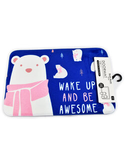 พรมเช็ดเท้า40*60 มีลาย