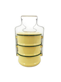 ปิ่นโตเคลือบ 14 ซม. 3 ชั้น ตรากระต่าย