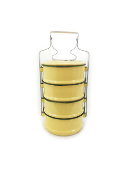 ปิ่นโตเคลือบ 14 ซม. 4 ชั้น ตรากระต่าย