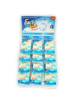 ฟองน้ำหุ้มตาข่ายโพลี ไบร์ท อัลตร้า ยกแผง12 ชิ้น