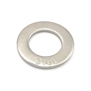 แหวนอีแปะ สแตนเลส 316L (ทนการกัดกร่อน) / SUS316L FLAT ROUND WASHER (CORROSION-RESISTANT)
