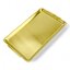 ถาดเกาหลีทรงเหลี่ยมสแตนเลส สีทอง 40*24*1.7ซม. XB4024-G