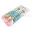 ช้อน-ส้อมขนมหวาน ลายใบไม้ SK9721-RG