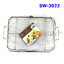 ตะกร้าเหลี่ยมสแตนเลส 2 หู ขนาด 12*9 นิ้ว SW-3022