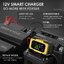 FOXSUR เครื่องชาร์จ 12V อัจฉริยะและซ่อมแบตเตอรี่รถยนต์ Pulse Repair Charger 12V 4-140Ah รุ่น FBC1207E พร้อมคู่มือภาษาไทยและมีการรับประกัน