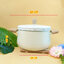 หม้อเคลือบด้ามไม้ 2 หู 22 CM