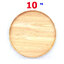 ถาดไม้กลม 10 นิ้ว ศรคู่ 6-50010