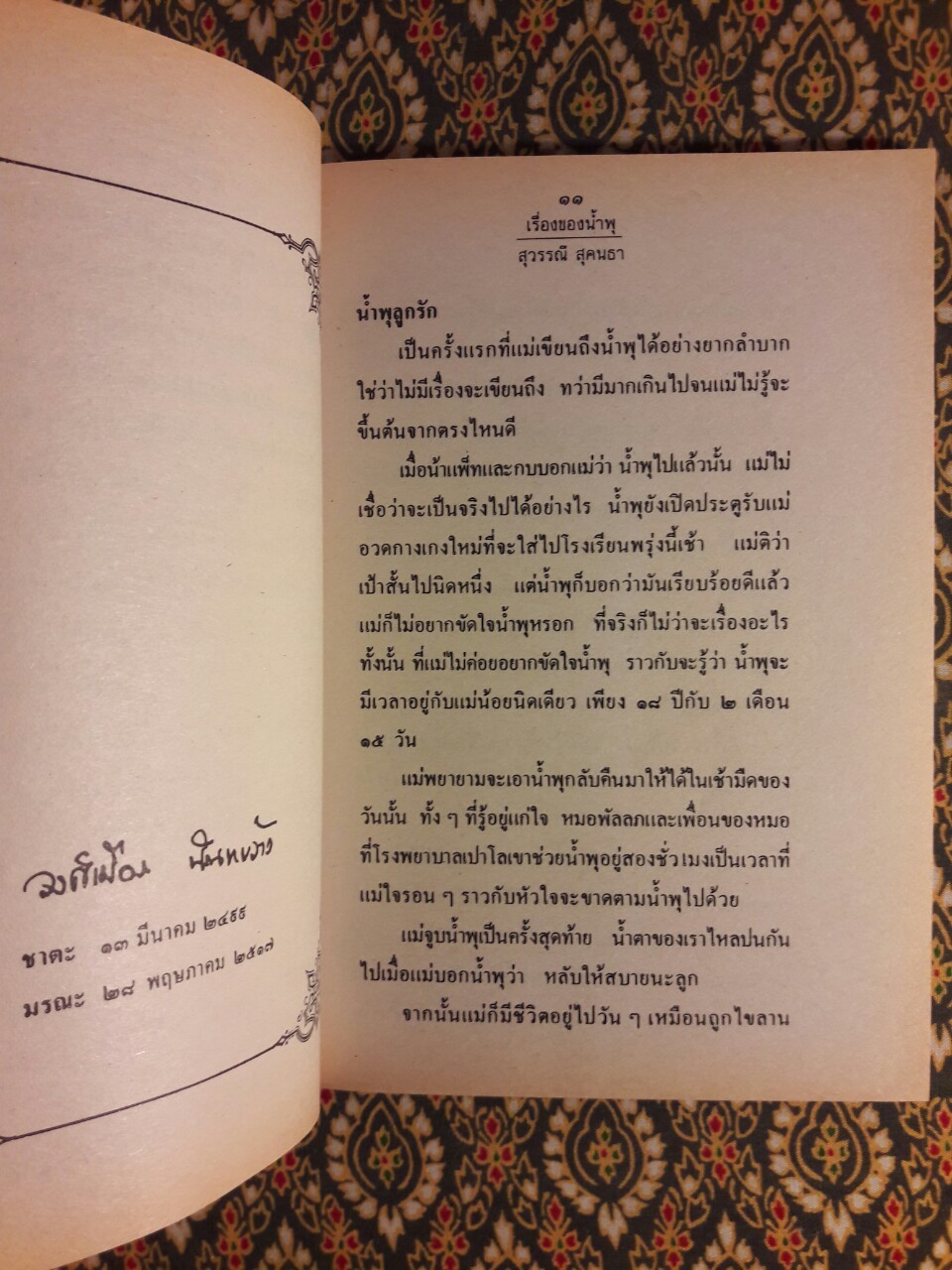 เรื่องของน้ำพุ