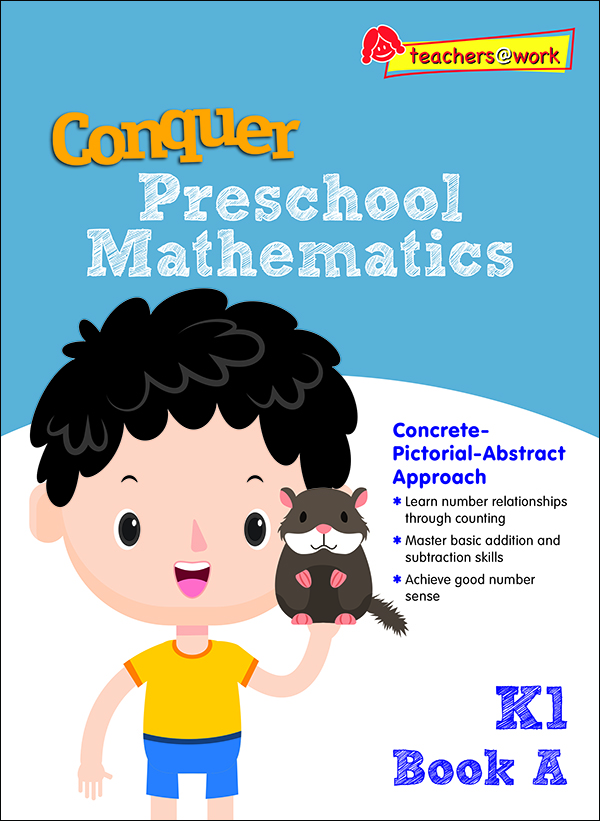 แบบฝึกหัดคณิตศาสตร์ระดับอนุบาล Conquer Preschool Mathematics K1 Book A