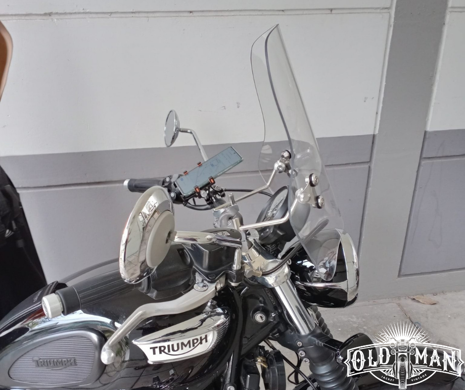 ชิวหน้า ไฟกลม ทรงสูง 47 ซม. สีใส