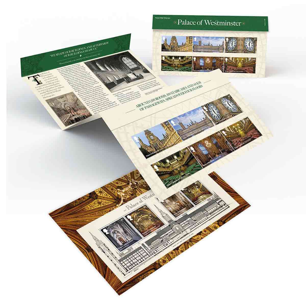 UK Stamp, 2020 Palace of Westminster Pack