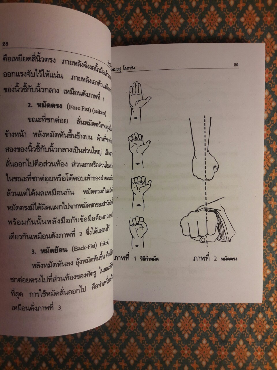 ตำราฝึกวิชาคาราเต้ กังฟู