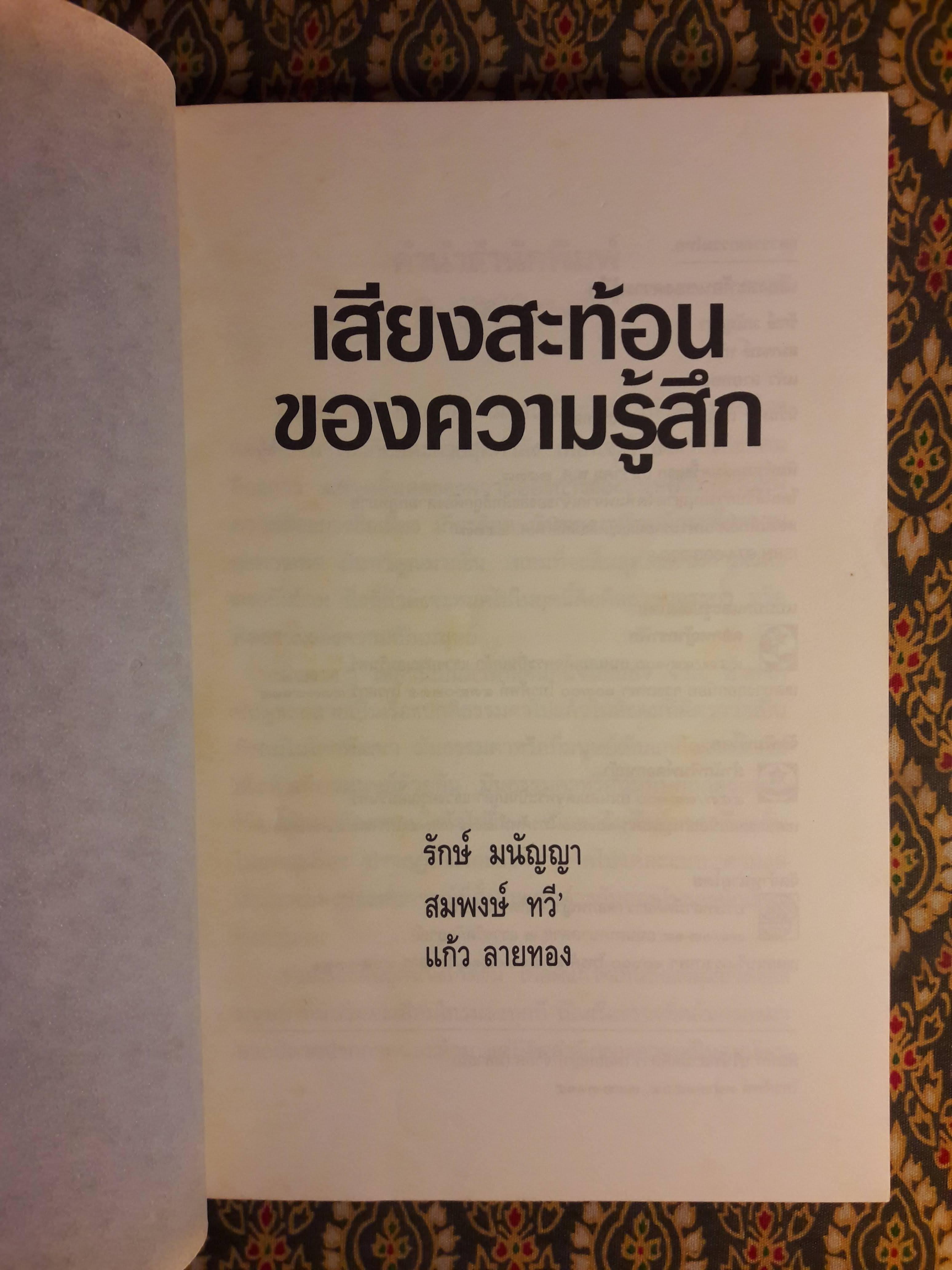 เสียงสะท้อนของความรู้สึก