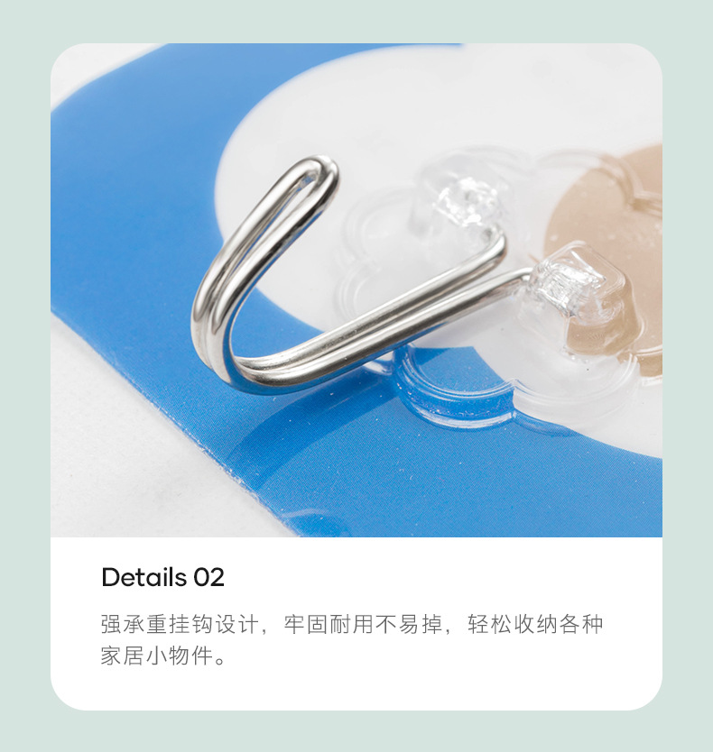 MUISUNGSHOP (1 ชิ้น) CM-HOOK ตะขอติดผนังลายการ์ตูน minimal