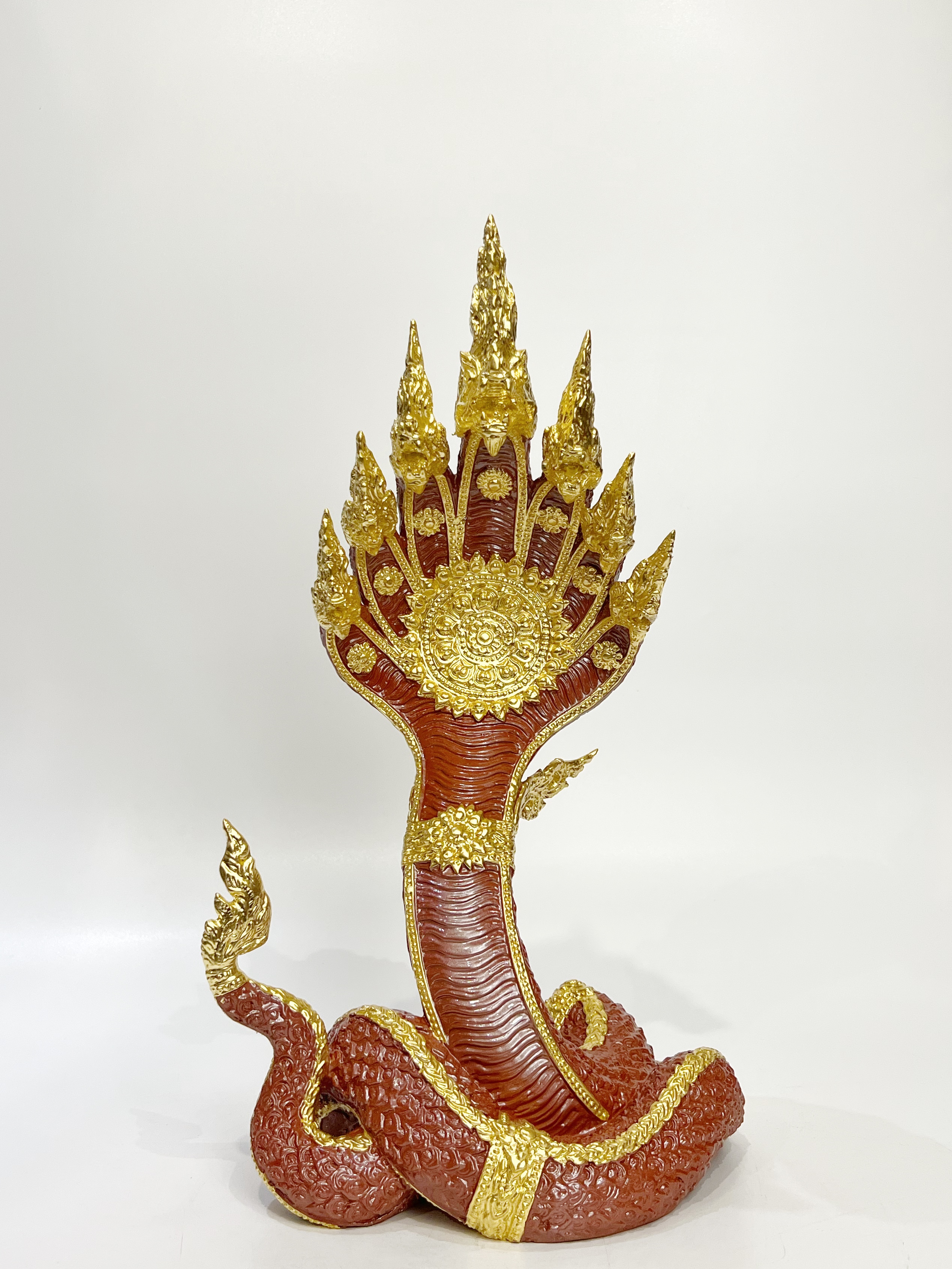 พญานาค 7 เศียร วัสดุ : สัมฤทธิ์