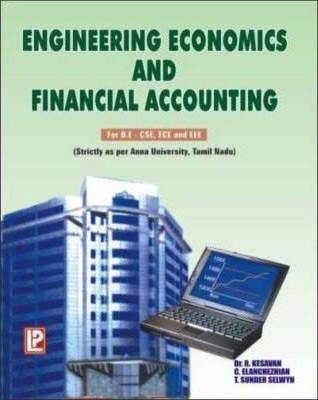 Engineering Economics and Financial Accounting ISBN 9788170087571