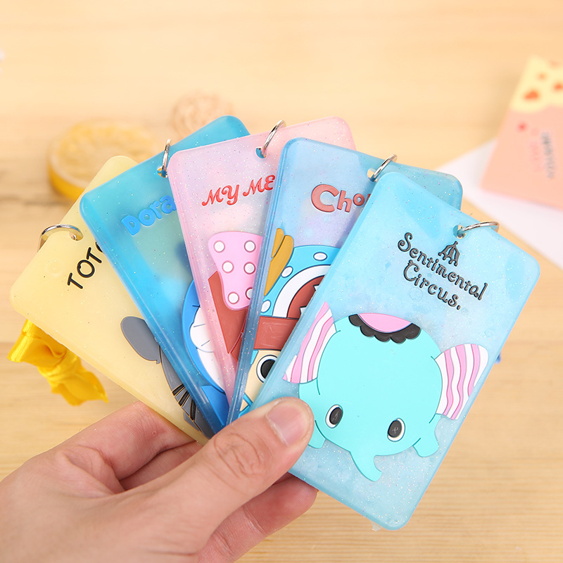 Muisungshop -back-ป้ายห้อยคอ ป้ายใส่บัตรพนักงาน พร้อมสายคล้องคอ ป้ายคล้องบัตรพนักงานลายการ์ตูน ที่ใส่การ์ดหอพัก