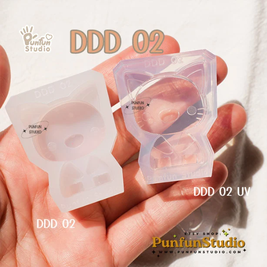 DDD 02 Cat Mold / 3D Mold / Silicone Mold