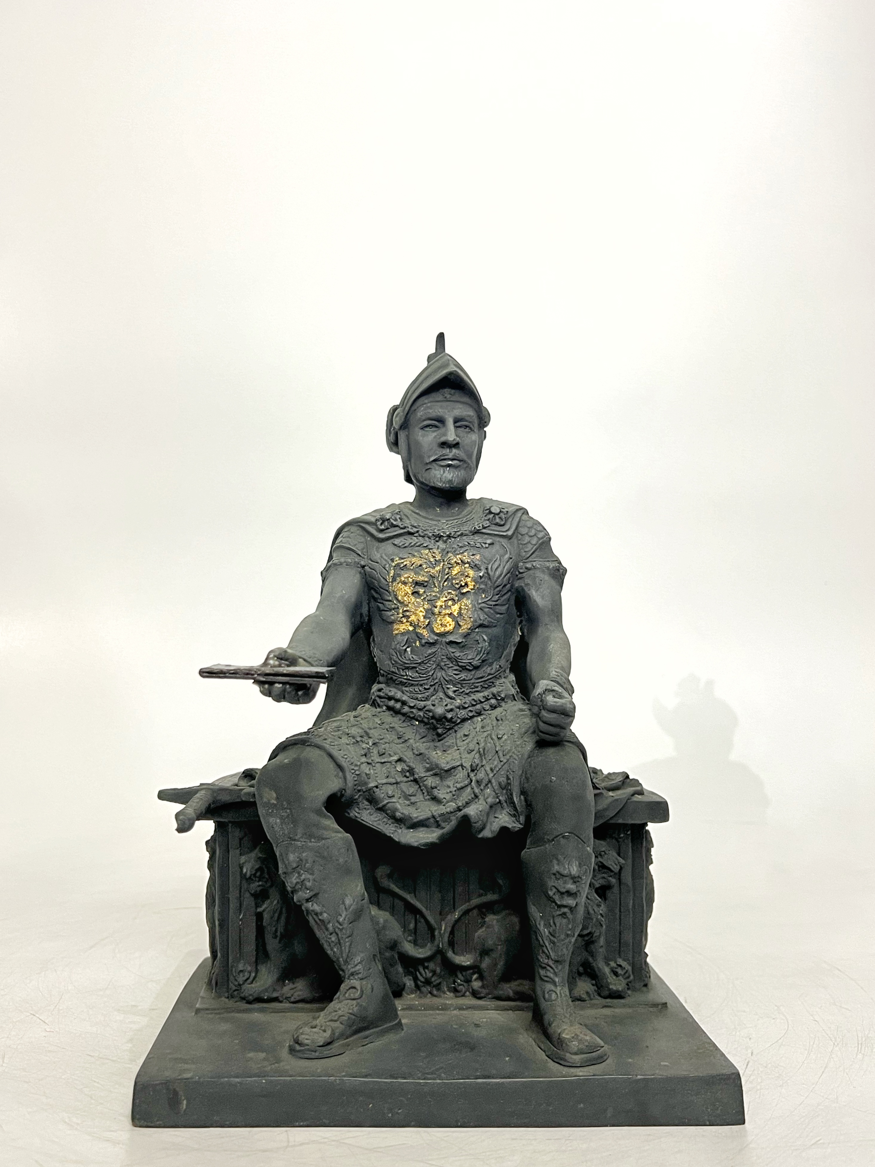 รูปหล่อ พระเจ้าอโศกมหาราช หน้าตัก 7 นิ้ว (หมายเลข240)