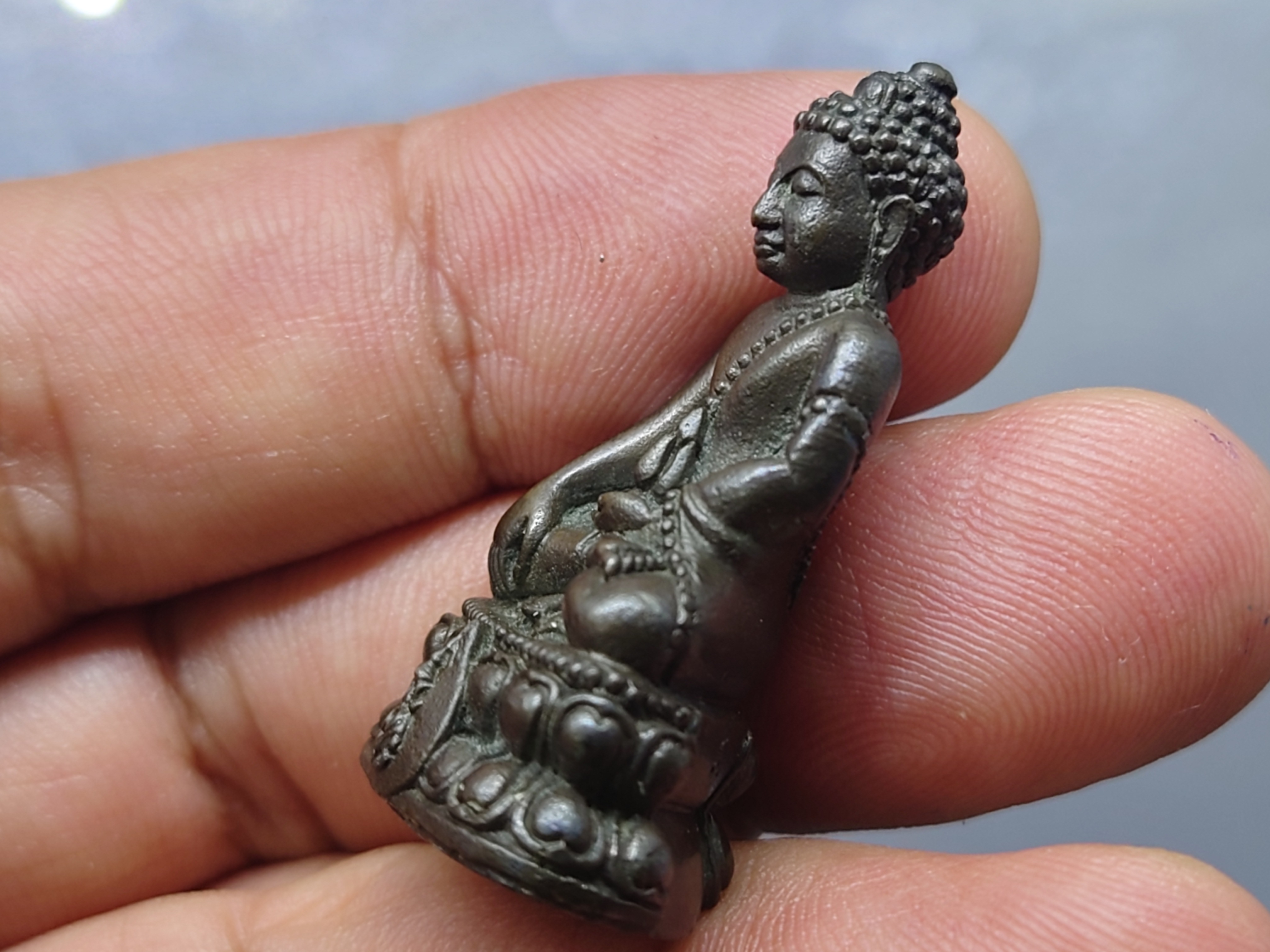 พระกริ่งนวปทุม ภปร เนื้อนวะ พ.ศ.2535 นิยม สร้างน้อย หายาก