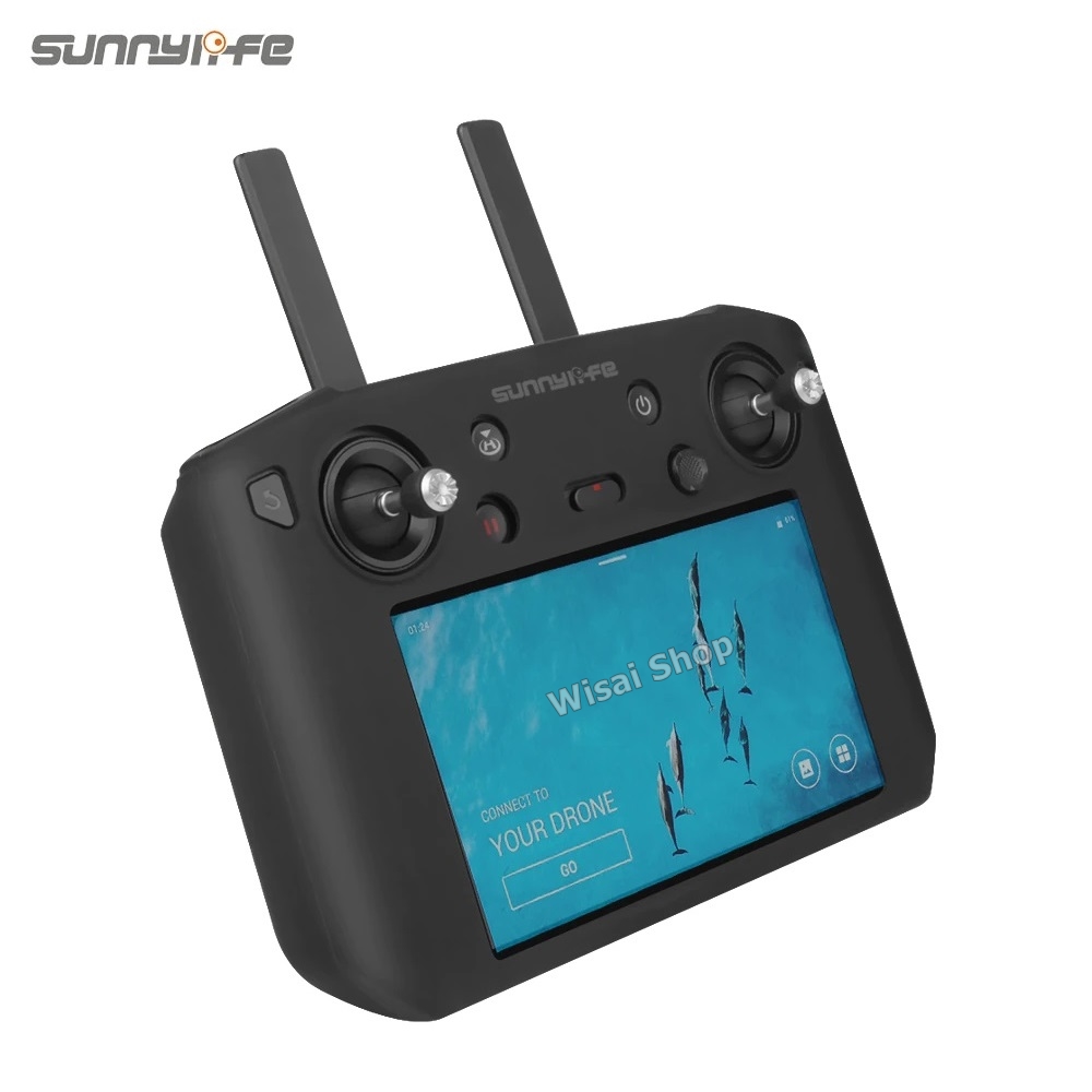 SunnyLife ซิลิโคนกันรอย Screen Silicone Protection Cover สำหรับรีโมท DJI Smart Controller for DJI MAVIC 2 PRO, DJI MAVIC 2 ZOOM, DJI MAVIC AIR 2 & DJI AIR 2S (แบบไม่มี Hood)