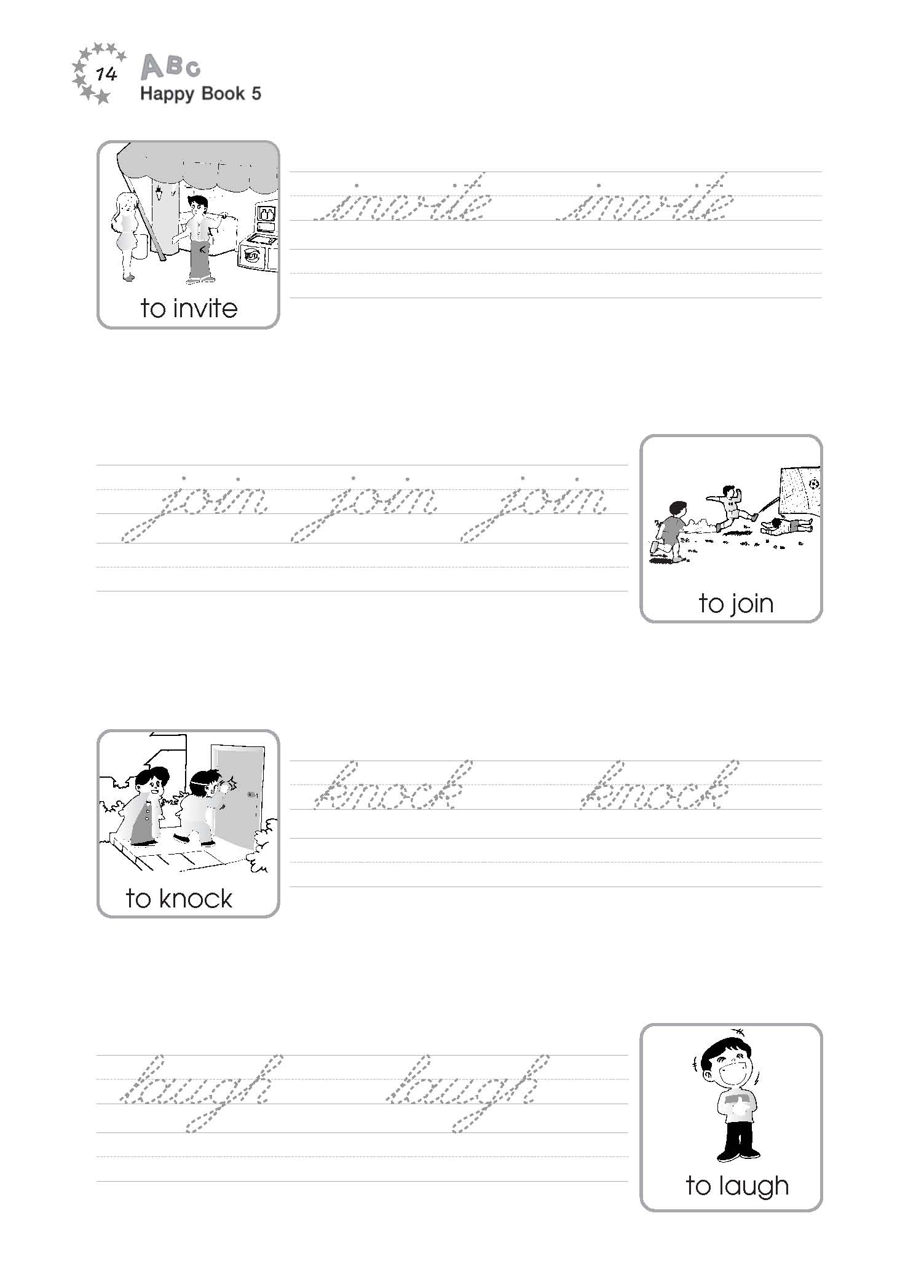 A B C Happy Book 5