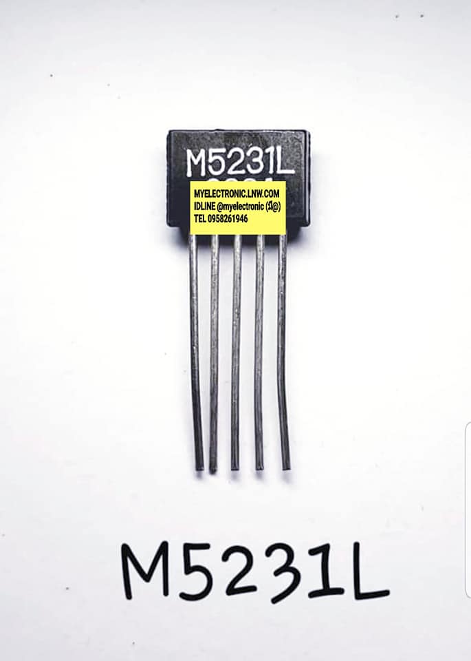 ขาย ไอซี M5231L ยี่ห้อ ตัวถังTO126/5ขาราคาตัวละ บาท