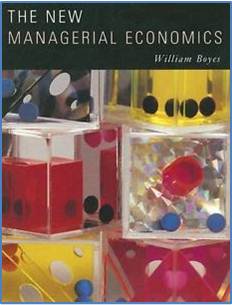 The New Managerial Economics ISBN 9780395828359