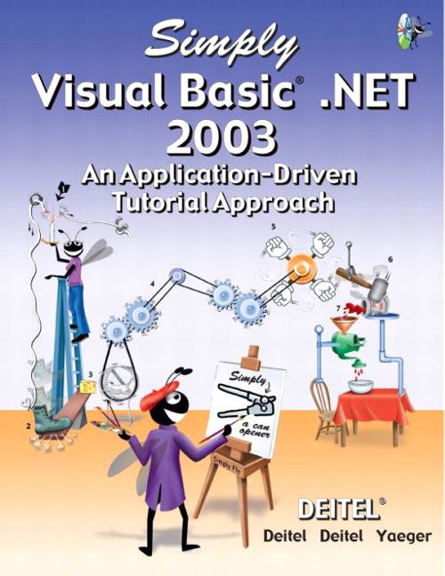 Simply Visual Basic.NET 2003: An Application-Driven Tutorial Approach ISBN 9780131426405