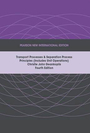 Transport Processes and Separation Process Principles ISBN 9781292026022
