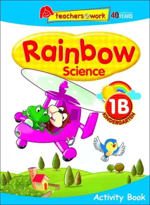 แบบฝึกหัดวิทยาศาสตร์ภาษาอังกฤษระดับอนุบาล Rainbow Science Activity Book K1B