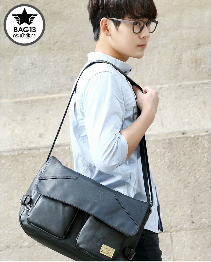 กระเป๋าสะพายข้างผู้ชาย รหัส A011 [Three-box]