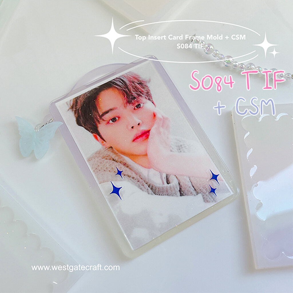 แม่พิมพ์ซิลิโคน TIFS084 Top Insert Card Frame Mold + CSM
