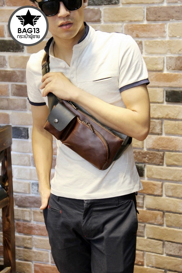 กระเป๋าคาดอกผู้ชาย รหัส B002