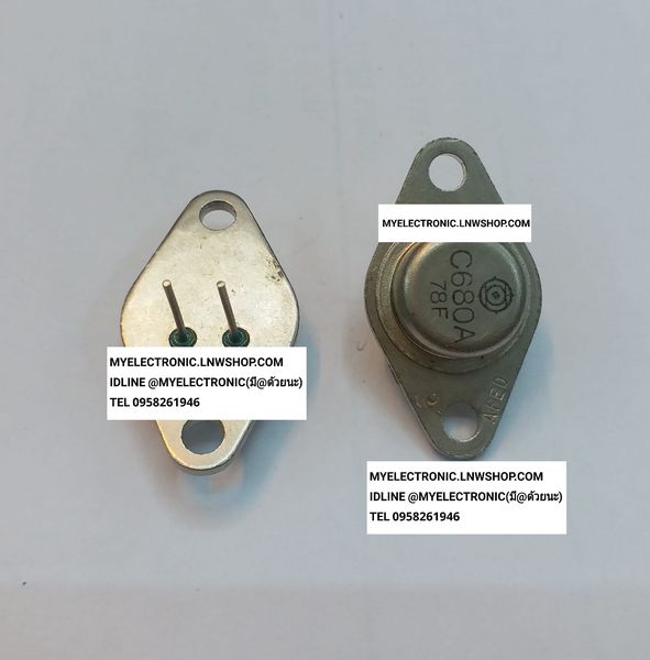 ขาย 2SC680A , C680A , 2SC680 , C680 ตัวถัง จานบินเล็ก ทรานซิสเตอร์ TRANSISTOR ยี่ห้อ HITACHI ราคาตัวละ บาท