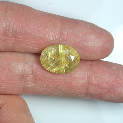 ไหมทอง (Rutilated Quartz) 6.98 กะรัต ไหมแน่นสวย