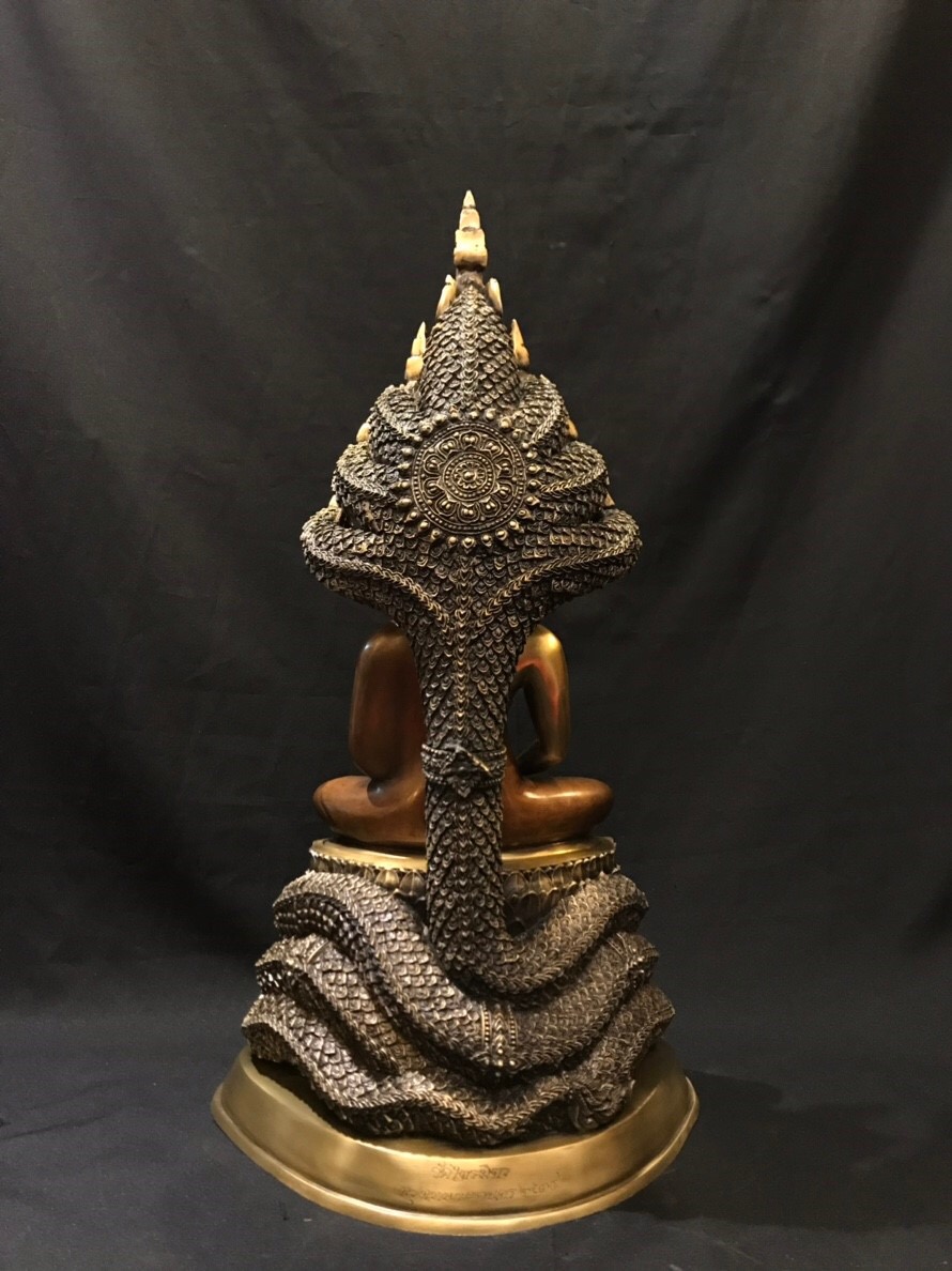 พระพุทธรูป พระนาคปรก หน้าตัก 9 นิ้ว (2ถอด)