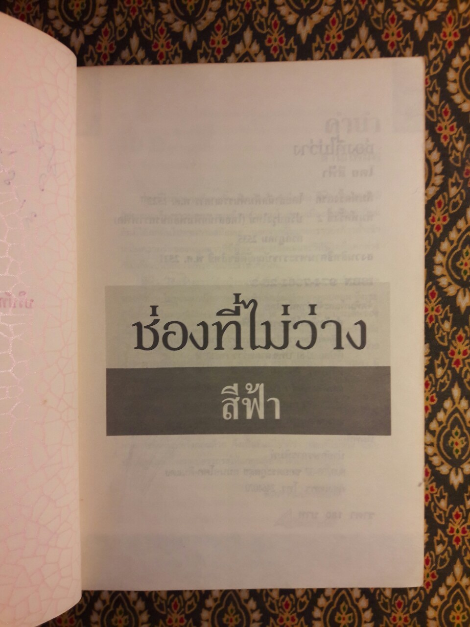 ช่องที่ไม่ว่าง