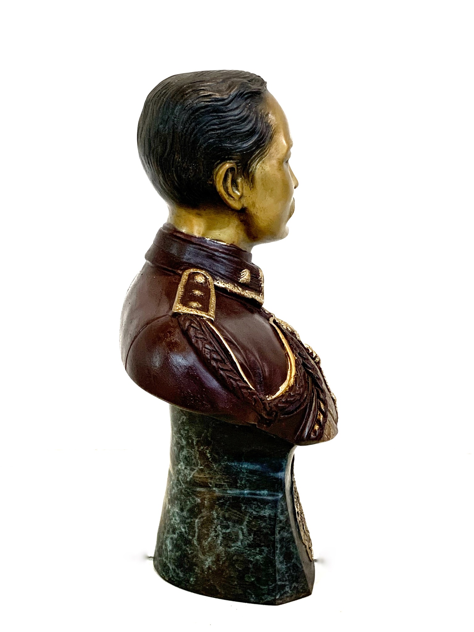 รุปหล่อ รัชกาลที่ 5 ครึ่งพระองค์ มีตราแผ่นดิน
