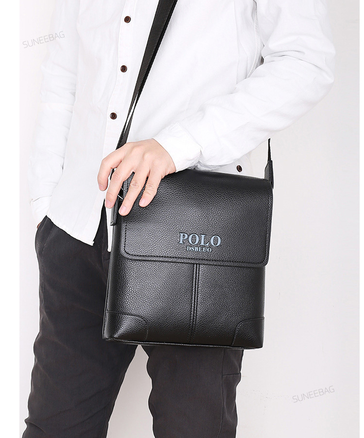กระเป๋าสะพายข้างผู้ชาย กระเป๋าผู้ชาย POLO ของแท้100% ใส่ไปทำงาน ใส่ไปเที่ยว POLO-18