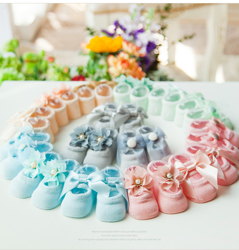 MUISUNGSHOP รองเท้ากันลื่น ผ้ายืดใส่สบาย เหมาะสำหรับแรกเกิดถึง 2 ขวบ